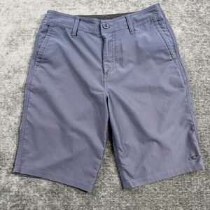 Oneill Hybrid Shorts Men's 29x10 Solid‎ Navy Blue Amphibious Comfort Stretch